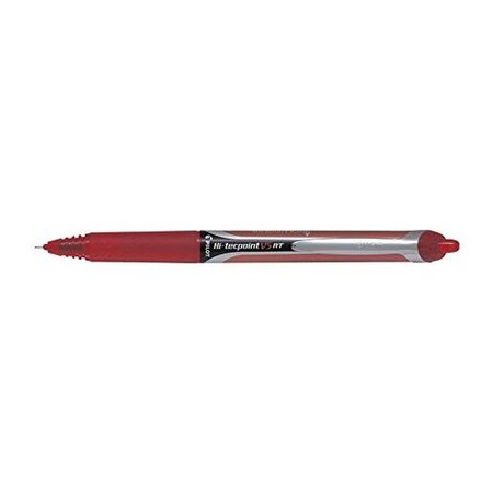 Stylo Roller à encre Rétractable Hi-Tecpoint V5 RT Trait 0,3 mm Rouge PILOT