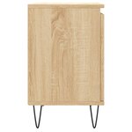 vidaXL Tables de chevet 2Pièces chêne sonoma 40x30x50cm bois d'ingénierie