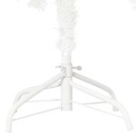 vidaXL Arbre de Noël artificiel aiguilles réalistes blanc 240 cm