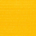 vidaXL Voile d'ombrage 160g/m² rectangulaire jaune 3 5x4 5 m PEHD