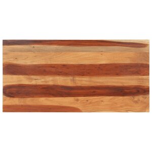 vidaXL Dessus de table Bois solide 15-16 mm 60x120 cm