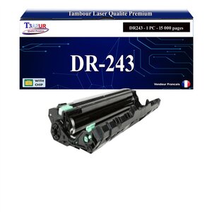 T3AZUR - Kit Tambour compatible avec Brother DR243 pour Brother HL-L3270CDW HL-L3280CDW - 18 000 pages -T3AZUR