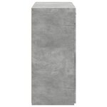 vidaXL Buffet gris béton 80x42 5x93 cm bois d'ingénierie