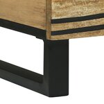 vidaXL Table Basse 80x50x40 cm Bois Massif Mangue