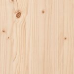 vidaXL Salon de jardin 5 Pièces avec coussins Bois de pin massif