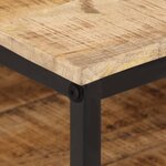 vidaXL Table basse 100x50x35 cm bois de manguier massif brut