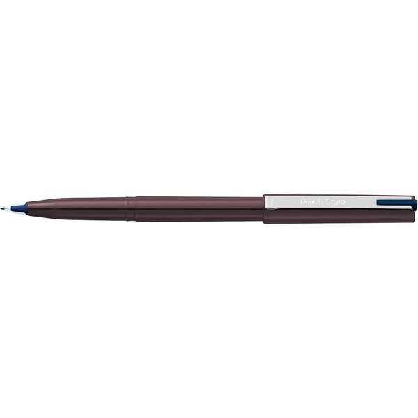 Feutre plume pentel stylo jm20 bleu nuit x 12 pentel