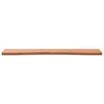 vidaXL Dessus de bureau 100x(45-50)x2 5 cm bois massif de hêtre