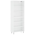 vidaXL Buffet blanc 69 5x32 5x180 cm bois d'ingénierie