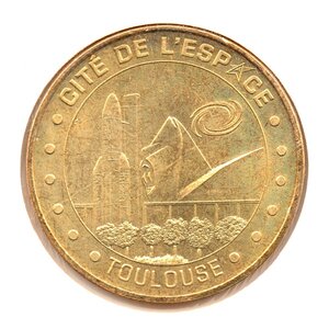 Mini médaille monnaie de paris 2008 - cité de l’espace (fusée ariane)