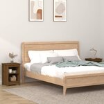 vidaXL Tables de chevet 2 Pièces Marron miel 40x35x55 cm Bois pin massif
