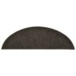 vidaXL Tapis d'escalier autocollants 15 Pièces anthracite 56x17x3 cm