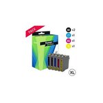 Compatible Epson T0715 Pack 5 Cartouches Noires/couleurs XL (Guepard)