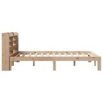 vidaXL Cadre de lit avec tête de lit 140x190 cm bois de pin massif