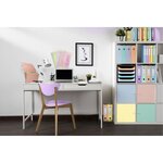 Porte-revues Mag-cube Aquarel - Bleu Pastel - X 6 - Exacompta