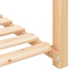 Jardinière vidaXL avec étagères 155x59x76 cm en bois de pin massif
