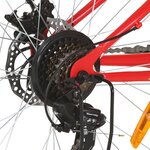 vidaXL Vélo de montagne 21 vitesses Roues de 26 pouces 36 cm Rouge