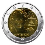 2 euros commémorative Italie 2020 - Maria Montessori.