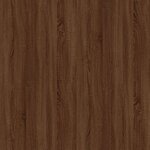 vidaXL Bibliothèque 4 niveaux Chêne marron 40x24x143cm Bois ingénierie