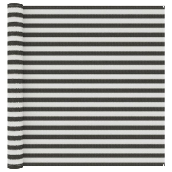 Vidaxl tapis de tente 300x400 cm anthracite et blanc