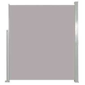 vidaXL Auvent latéral rétractable de patio 170x300 cm Gris
