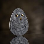 Pièce de monnaie en Argent 2 Dollars g 31.1 (1 oz) Millésime 2024 Marvelous Owls SHORT EARED OWL