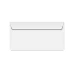 Boite de 250 enveloppes 90g dl 110x220 mm fenêtre 35x100 blanc clairalfa