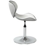 vidaXL Chaises à manger lot de 2 blanc similicuir