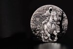 HEADLESS HORSEMEN Chronicles of Enchantment European Legends 2 Once Antique Argent Monnaie 2000 Francs Cameroon 2025