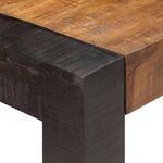 vidaXL Table à manger 140x70x76 cm Bois de manguier brut massif