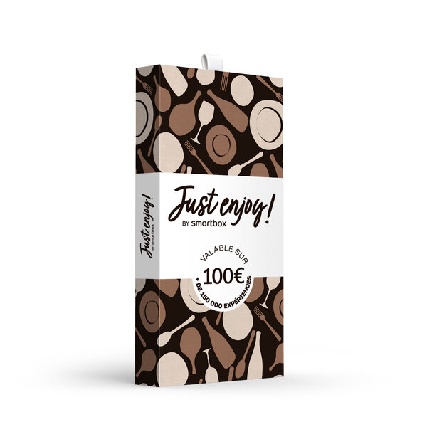 SMARTBOX - Coffret Cadeau Carte cadeau Just enjoy ! Délices - 100 € -  Multi-thèmes