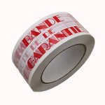Lot de 3 rouleaux adhésifs bande de garantie  silencieux : 48 mm x 100 mètres