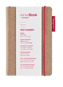 Carnet à ruban SenseBook Red Rubber A6 ligné