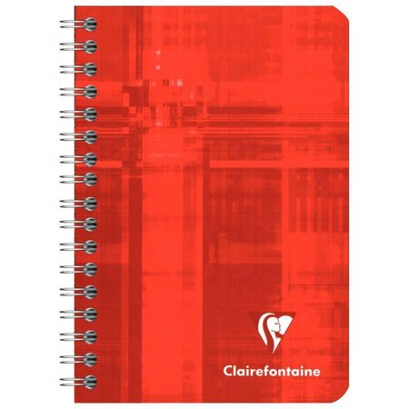 Clairefontaine - Carnet à spirale 9 x 14 cm - 100 pages - petits