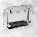 vidaXL Boîte de rangement Argenté 80x39x30 cm Aluminium