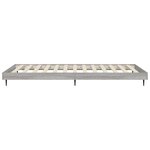 vidaXL Cadre de lit sans matelas sonoma gris 90x190 cm