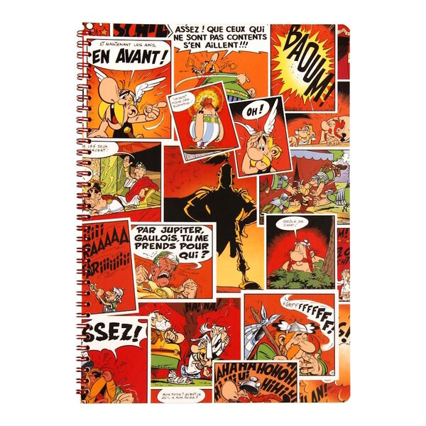 1 Cahier à Spirales A4 - 100 pages Lignées - Astérix et Obélix Visuel Aléatoire