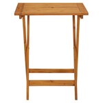 vidaXL Ensemble de bistro 3 Pièces taupe tissu et bois massif