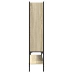 vidaXL Bibliothèque chêne sonoma 102x30x141 5 cm bois d'ingénierie