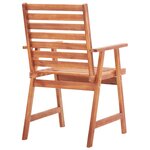 vidaXL Chaises de salle à manger d'extérieur 6 Pièces Acacia massif