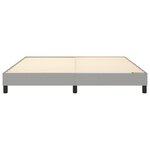 vidaXL Cadre de lit Gris clair 160x200 cm Tissu