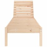 vidaXL Chaises longues lot de 2 199 5x60x74 cm bois massif de pin