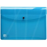 Lot de 5 porte-documents Hawai A4 en plastique transparent 5 couleurs OXFORD