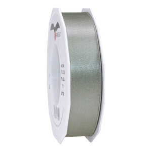 Satin double face 25-m-rouleau 25 mm ardoise