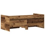 vidaXL Canapé avec tiroir Bois ancien Bois d'ingénierie 75 x 190 cm