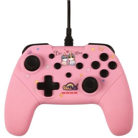 Manette Licorne Unik Be Love - KONIX - Switch - Rose