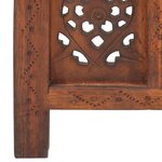 vidaXL Cloison de séparation 4 panneaux Marron 160x165cm Bois manguier