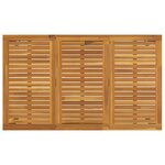 vidaXL Ensemble de salle à manger de jardin 5 pièces en bois d'acacia et métal