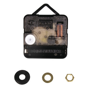 Mouvement d'horlogerie quartz 7 6mm ø axe de 16mm assemblé 1 pce.