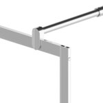 vidaXL Paroi de douche à l'italienne à verre ESG transparent 100x195cm